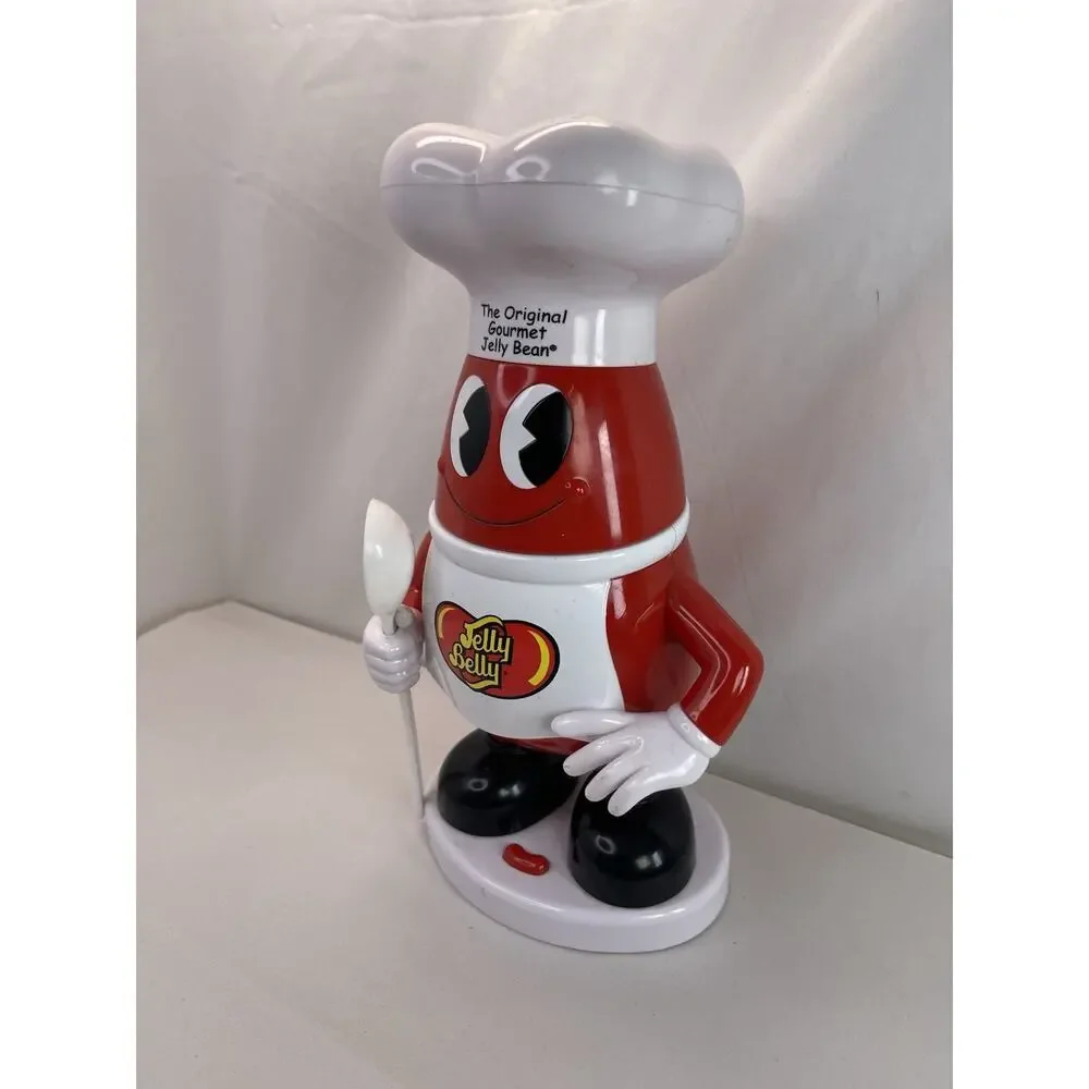 Jelly Belly Chef Sweet Talkin Mr Jelly Bean Candy Dispenser Spoon Talking Toy